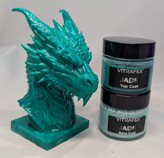 VITRAFEX™ GemSeries - Jade - Base & Top Coat - Liquid Plastic Paint - 100ml